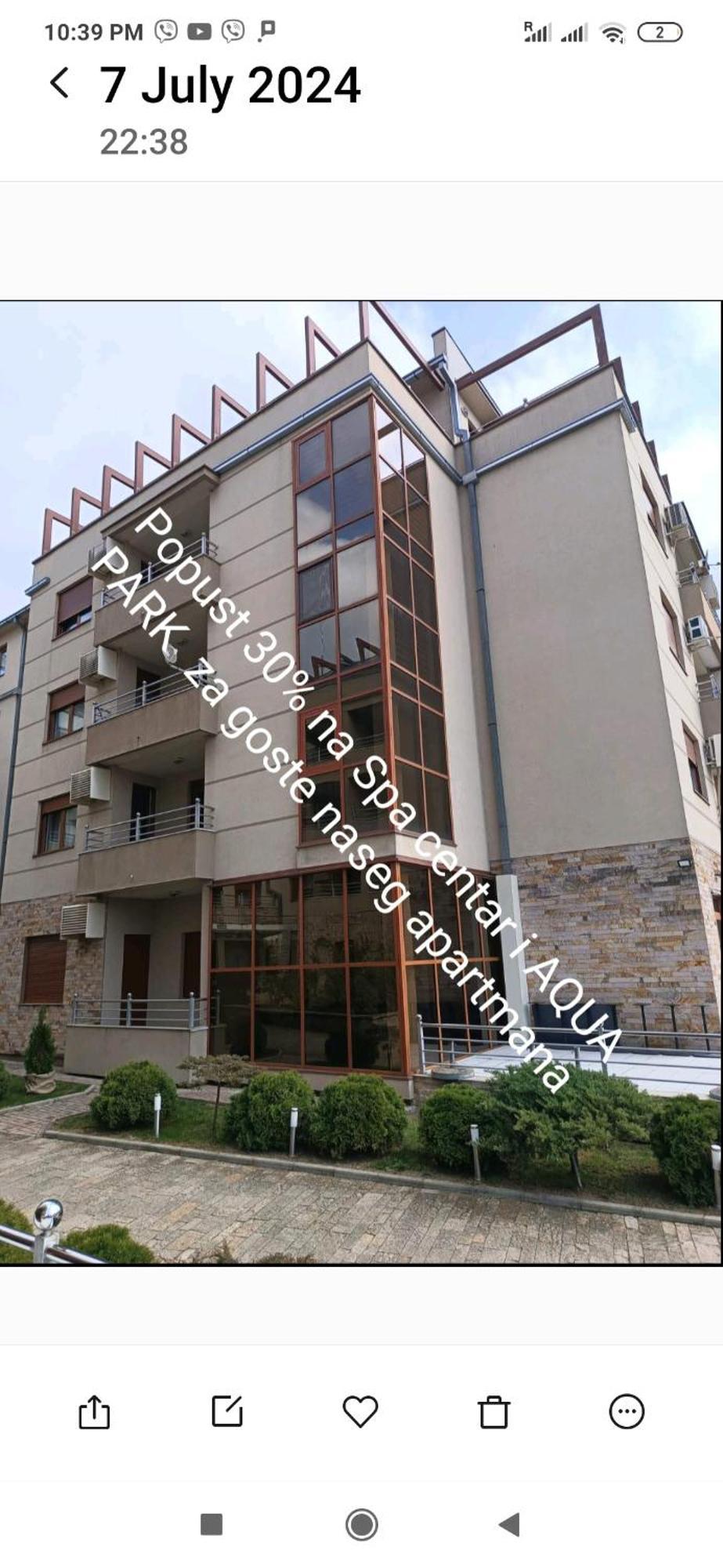 Appartamento Nektar 88 Vrnjačka Banja Esterno foto